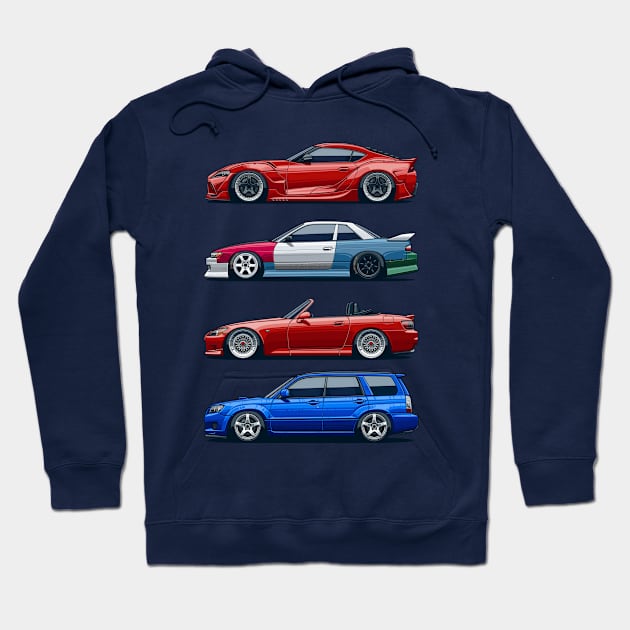 JDM legends Hoodie by Markaryan